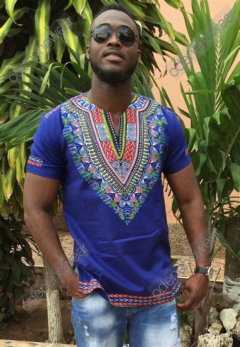 African Clothing / Odeneho Wear Men's Polished Cotton With ...