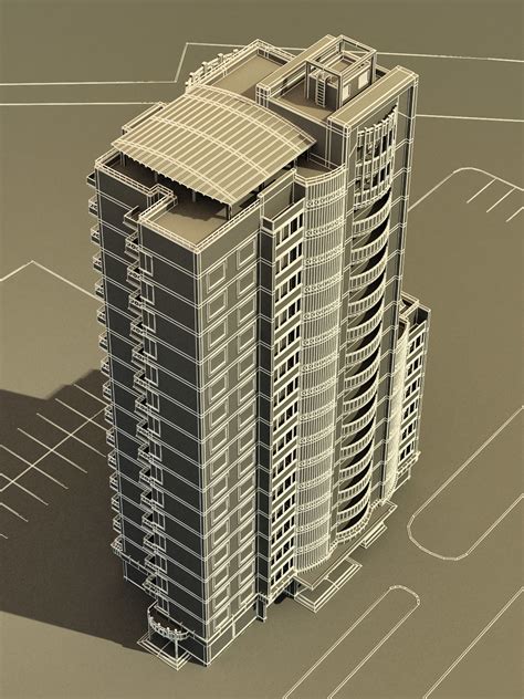 3d Model Skyscraper House