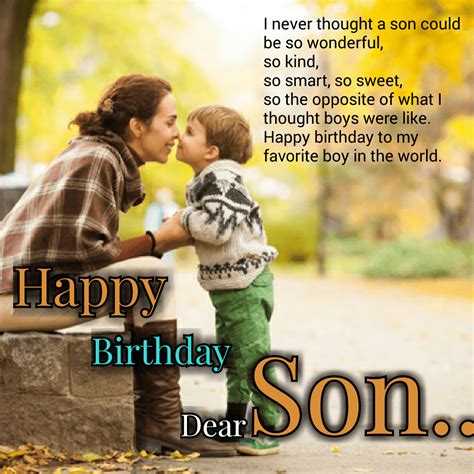 Best Birthday Wishes From Mom To Son Home Family Style And Art Ideas