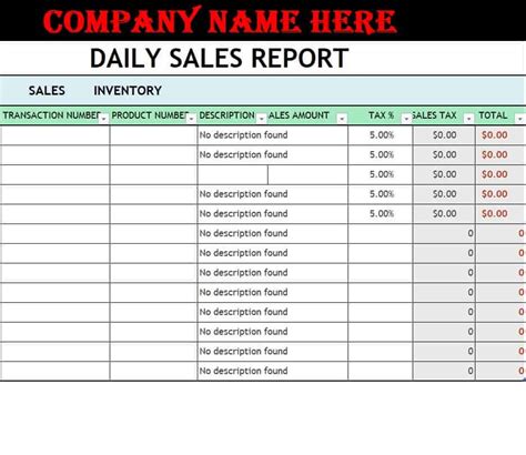Sample Daily Sales Report Templates Word Excel Pdf Writing