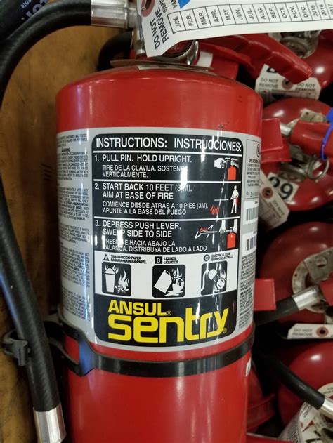 Lot Of 37 Ansul Sentry Fire Extinguishers Seller To Load At No Cost