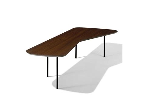 The table's asymmetric shape brings clean lines and an organic shape to a truly unique piece of furniture.available with walnut, natural oak or ebonised oak. Alexander Girard Coffee Table Knoll - Milia Shop