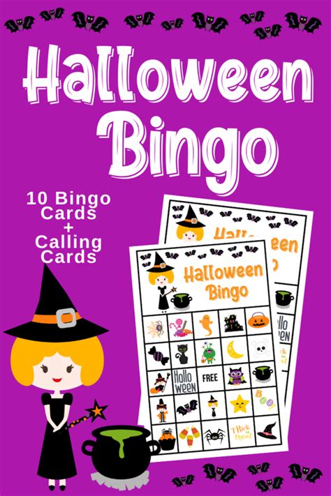 Free Printable Halloween Bingo Game For Kids Halloween Bingo Game
