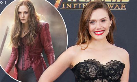 Elizabeth Olsen Wishes Avengers Infinity War Costume Showed Less