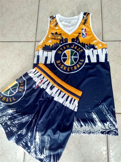 Nba Full Sublimation Basketball Jersey Design Get Layout Utah