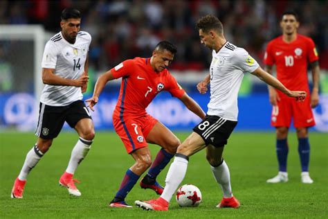 Alemania gana por primera vez en su historia la copa confederaciones después de imponerse a chile en una apasionante final gracias a un gol de stindl en la primera parte. Horario Chile vs Alemania y canal; Final Confederaciones 2017