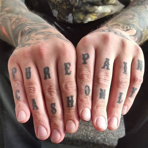 As someone who is interested in both graffiti and tattoos, fonts and lettering play a massive part in these two things. 88 Badass Knuckle Tattoos That Look Powerful