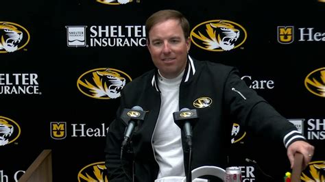 Full Postgame Press Conference With Mizzou Football Coach Eli Drinkwitz After A Win Against