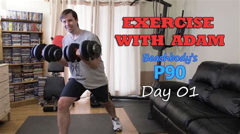 Exercise With Adam For Beginners Beachbody P90 Day 1 Youtube