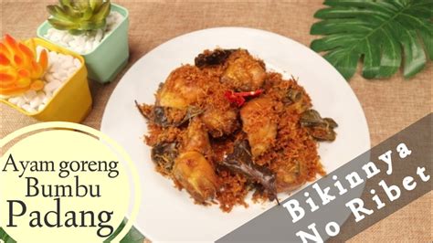 Tapi penantian 1 jam akan terbayar lunas setalah ayam goreng padang ini siap dihidangkan. RESEP AYAM GORENG BUMBU KHAS PADANG BISA MENGHASILKAN UANG - YouTube