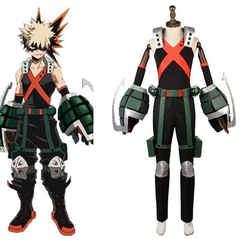 My Hero Academia Bakugo Katsuki Costume With Armor My Hero Academia