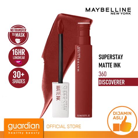 Jual Maybelline Superstay Matte Ink 360 Discoverer Liquid Lipstick