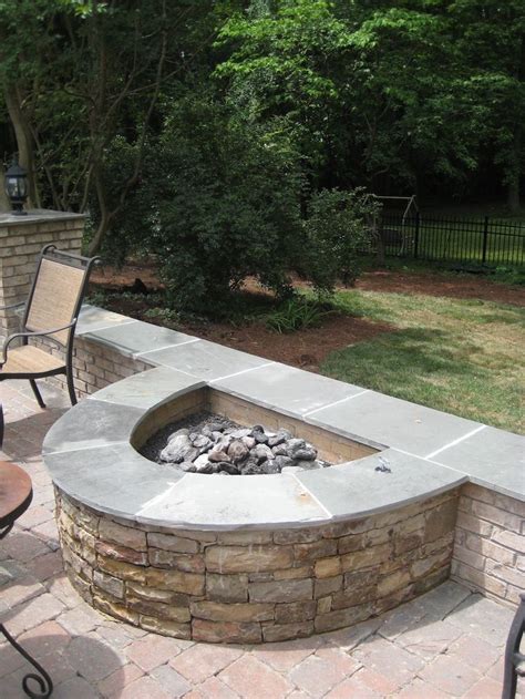 Here you will find a range of free printable area sheets and support, which will help your child to learn to work out the area of different to find the area of the circle, we need to find the radius first. Half Circle Stacked Stone Firepit | Fireplaces and ...