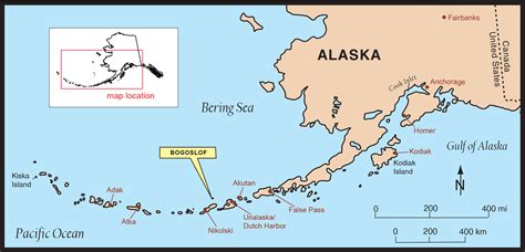 Index Map Showing The Location Of Bogoslof Volcanoadapted From Beget