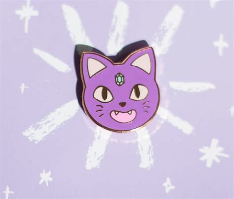 Magic Gem Cat Enamel Pin By Notmagicshop On Etsy