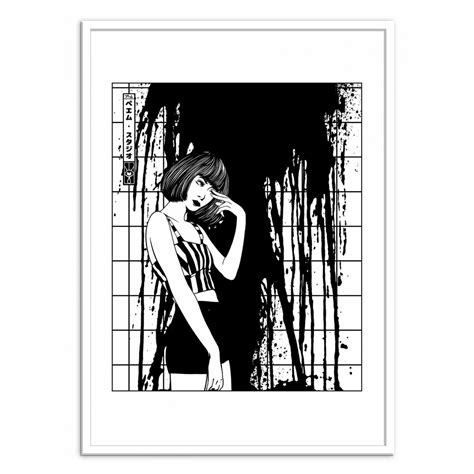 Art Poster Pop Japanese Girl By Paiheme Studio