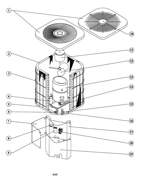 Condenser Unit Parts Diagram