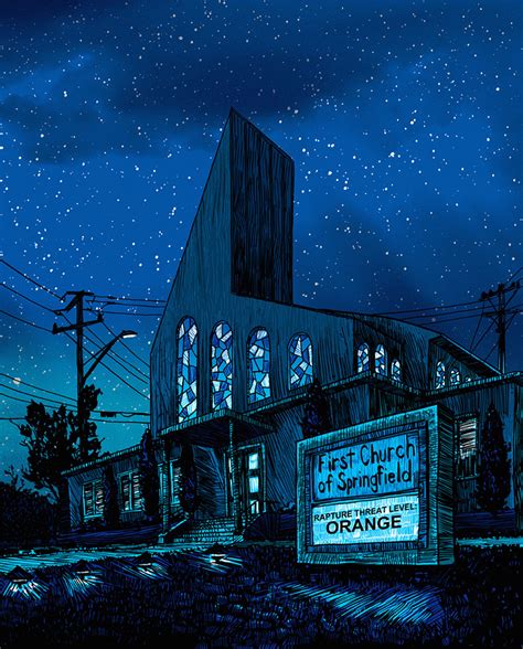 Todos gostamos de boas histórias de terror. Illustrator Re-Imagines The Simpsons' Springfield As A ...