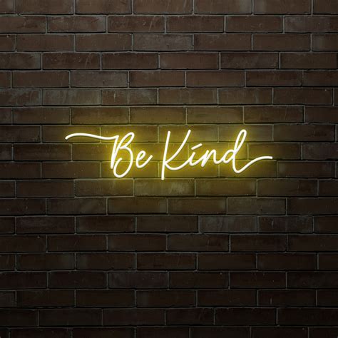 Be Kind Led Neon Sign Neon Direct