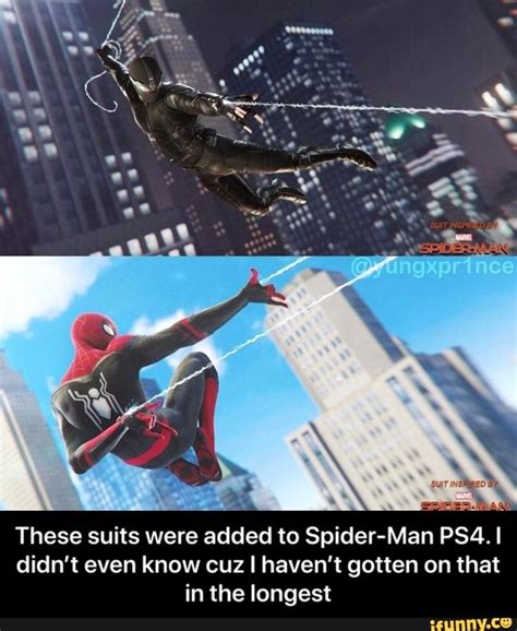 These Suits Were Added To Spider Man Ps4 I Didnt Even Know Cuz I