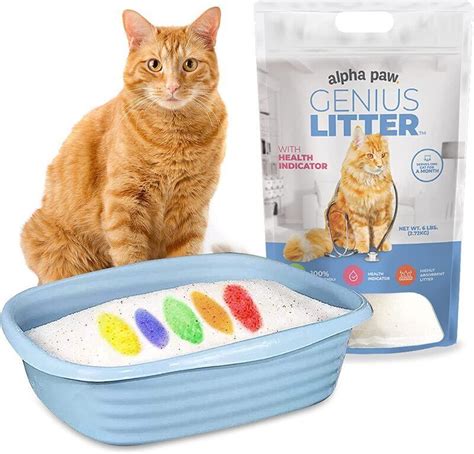 Health Indicating Cat Litters Alpha Paw Genius Litter