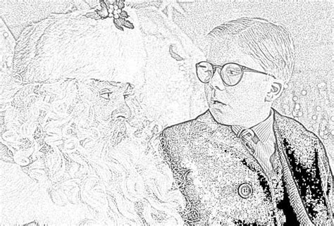 Coloring Pages: A Christmas Story Coloring Pages Free and Downloadable