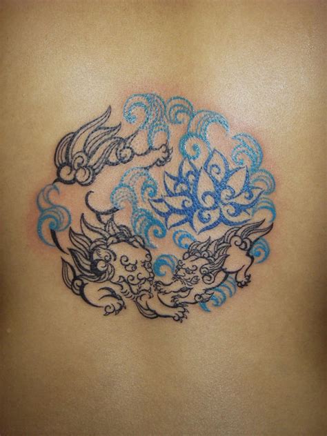 My New Tattoo Chinese Lion By Itchygrossrash On Deviantart
