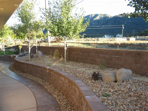 Retaining Walls Precision Landscape Landscaper In St George Utah