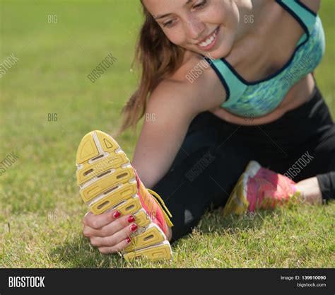 Smiling Teenage Runner Image And Photo Free Trial Bigstock