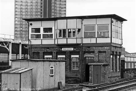 Lms Manchester Victoria Station West Junction Signal Box Flickr
