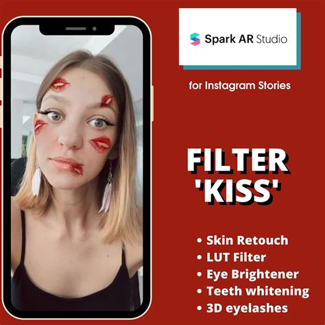 Instagram Filter Kiss With MakeUp Spark AR Etsy