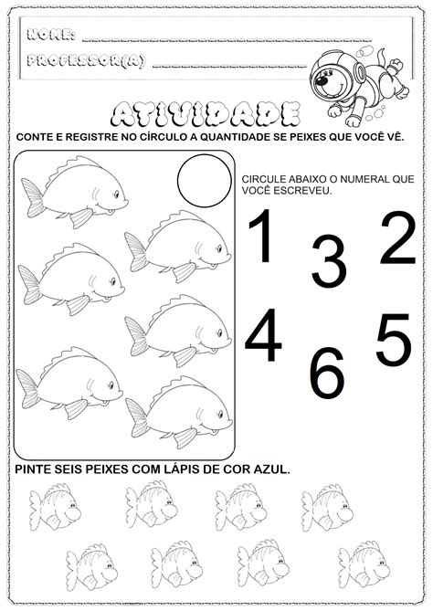 Atividade Fundo Do Mar Educação Infantil