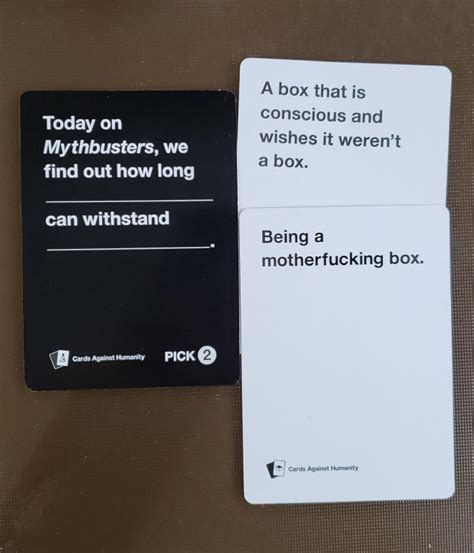 Hilarious Cards Against Humanity Answers