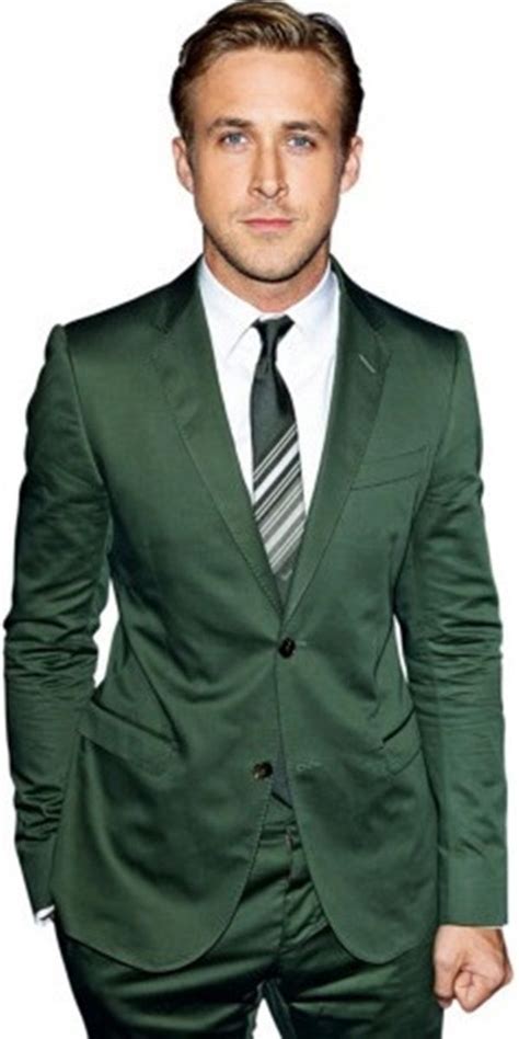 Ryan Gosling Suiting Up In Green Mighty Fine Ryan Gosling Suit Suit Fashion Mens Fashion