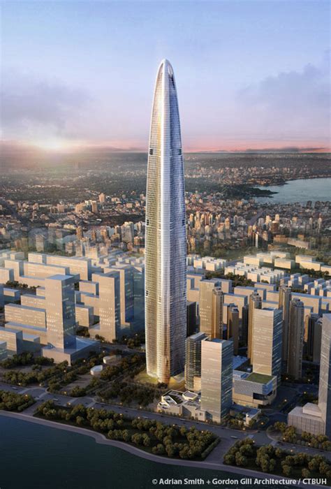 In june 2011, adrian smith + gordon gill architects in conjunction with thornton tomasetti engineers won the. Wuhan Greenland Center - The Skyscraper Center