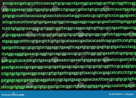 Dna Sequencing Stock Image Image Of Cytosine Medicine 201659471