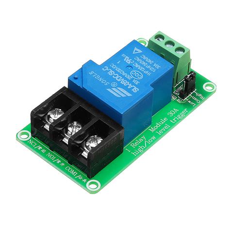 12v 1 Channel 30a Optocoupler Isolation Relay Module Support High And