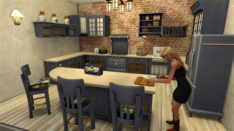 Los Sims 4 Cocina Campestre Kit Review Pekesims