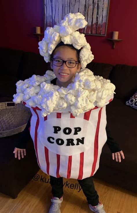 Popcorn Costume Spray Foam Was Used To Make The Popcorn Popcorn