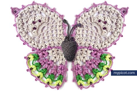 Ergahandmade Crochet Butterfly Free Crochet Pattern Step By Step