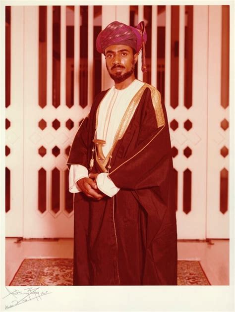 Npg X76314 Qaboos Bin Said Al Said Sultan Of Oman Portrait