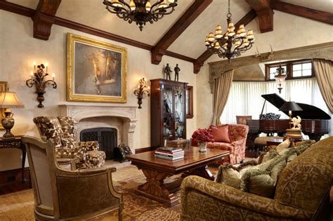 Timeless Tudor Estate Traditional Living Room Minneapolis By