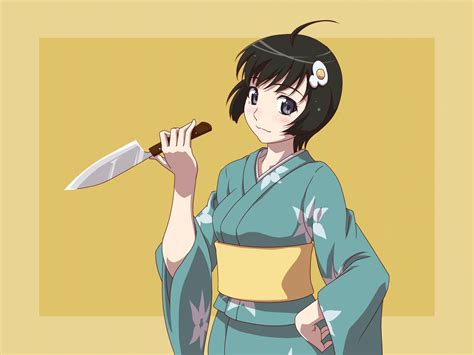 Araragi Tsukihi Monogatari Series Second Season Neko Brave Seasons Cute Anime Sisters