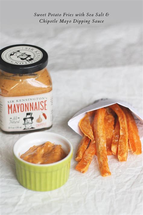 The spiciness of the sriracha and the hint of lime complement the sweetness of the potatoes. Classic Recipes: Sweet Potato Fries with Sea Salt & Chipotle Mayo Dipping Sauce | Sweet potato ...