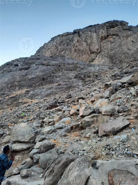 Beautiful View Of Jabal Al Noor Mountain In Mecca Hira Cave Is Located