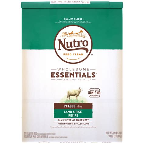 Check spelling or type a new query. NUTRO WHOLESOME ESSENTIALS Pasture-Fed Lamb & Rice Recipe ...