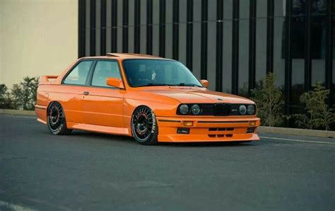 30º salão do automóvel de são paulo. BMW E30 M3 orange slammed | BMW - Ultimate Driving Machine | Pinterest