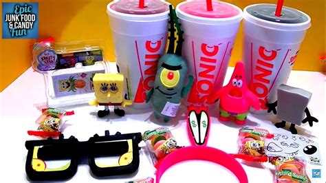 sonic drive in wacky pack toys spongebob squarepants 7 7 birthday party idea get the product you