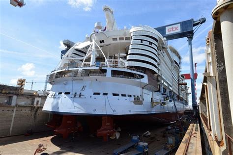 Royal Caribbeans Symphony Of The Seas Floated Out Of Dry Dock Cudham