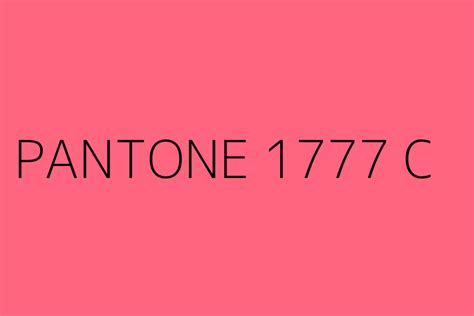 Pantone 1777 C Color Hex Code